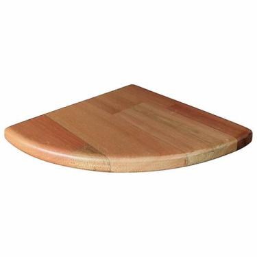 Imagem de Prateleira de Canto de Parede em Madeira de Eucalipto Maciço - KIAGA, 