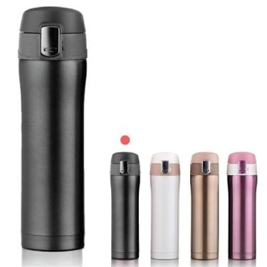 Imagem de Garrafa Térmica Squeeze Aço Inox Premium Academia Bike Fut. - MM VARIE