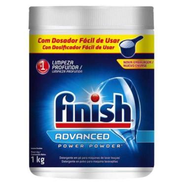 Imagem de Detergente em Pó Para Lava Louças Finish Advanced Power Powder 1kg