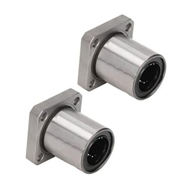 Imagem de Flange Quadrado Rolamentos de Esferas Lineares Movimentos Suaves 20 Mm Dia 32 Mm od 42mm L Lmk20uu