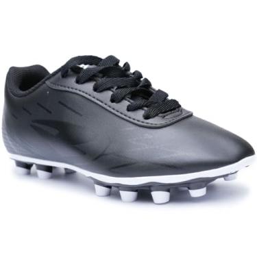 Imagem de Chuteira Infantil Campo Dray Layt Masculina - Preto - 33