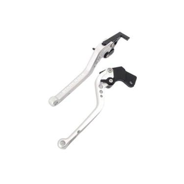 Imagem de Manete Esportivo Longo Gsxr Srad 750 2005 A 2006 - NoBrand, Prata