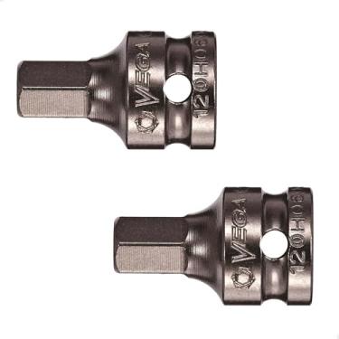 Imagem de Vega Hex Soquete de 3 mm. Soquete Allen Hex de 3 mm com chave quadrada de grau profissional 1/10.2 cm. 120H030SB-2