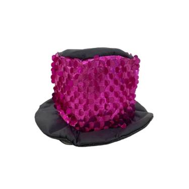 Imagem de Mini Cartola Paete Pink Festa De Carnaval