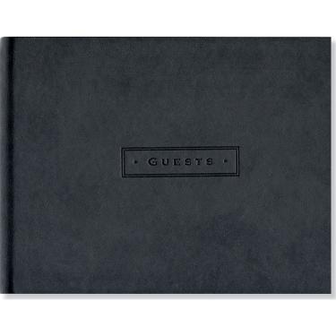 Imagem de Livro de visitas Peter Pauper Press Classic Black 96 páginas