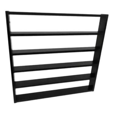 Imagem de Nicho Expositor Esmalte Mdf Preto - Baruck Marcenaria 