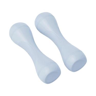 Imagem de UGPLM Pares de halteres ajustáveis ​​para mulheres para crianças Equipamento de fitness ginásio Treinamento de força de escritório 1 kg 1,5 kg 2 kg halteres, Azul