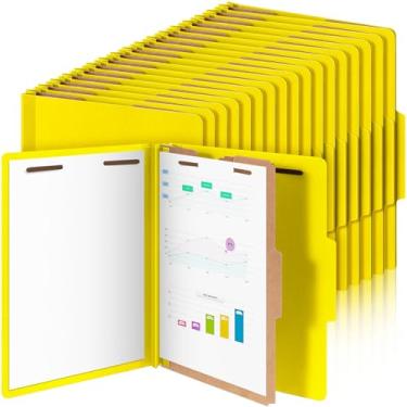 Imagem de Skyygemm 36 pastas de classificação, tamanho carta, 1 divisória de pasta de arquivo com expansão de 3,5 cm, fecho de 2 pinos, organizador de arquivos resistente de volta às aulas para estudantes