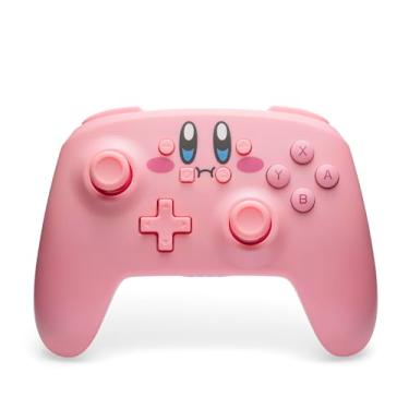 Imagem de PowerA Wireless Controller for Nintendo Switch- Kirby Mouthful, Nintendo Switch - OLED Model, Nintendo Switch Lite, Gamepad, game controller, Bluetooth controller, motion controls, officially licensed