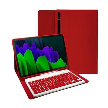Imagem de Capa Com Teclado Bluetooth Para Tablet Galaxy S7 Fe - BDNET