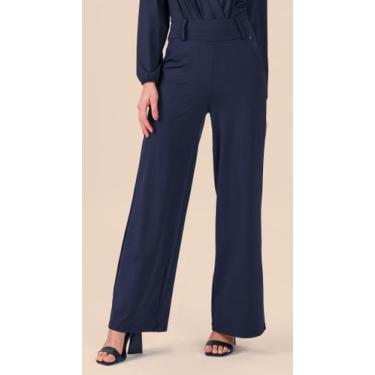 Imagem de Calça Wide Leg Feminina Preta marca B.ON,nova tecnologia fit