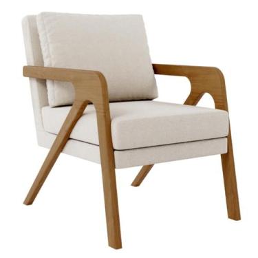 Imagem de Poltrona Decorativa Sala de Estar Escritório Recepção Yumi - Online Co