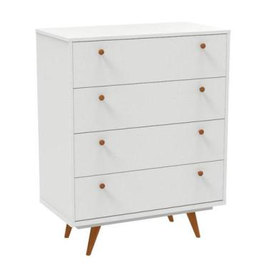 Imagem de Cômoda Arbre Plus 4 GV Branca - Mobly