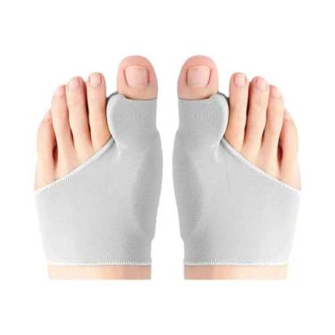 Imagem de Separador De Dedos Ajustável Corretor De Joanete Ortopédico Pedicure M