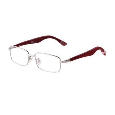 Imagem de JRLLFD Óculos de sol retangulares sem aro de luxo para homens, lentes transparentes, óculos simples sem armação, óculos de sol femininos (2)