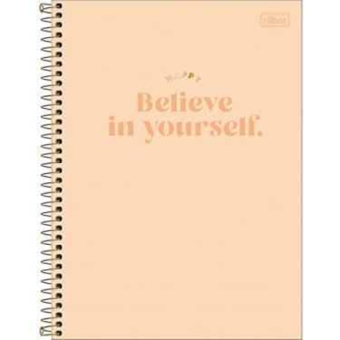 Imagem de Caderno Espiral Capa Dura Universitário 10 Matérias Happy 160 Folhas - Coral - Tilibra, Modelo: 624888