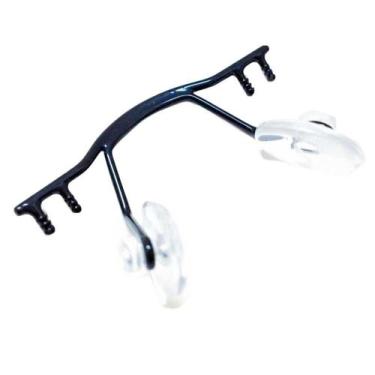 Imagem de 1 Ponte Plaqueta Metal Armação 3 Três Peça Silhouette Óculos Apoio Nar