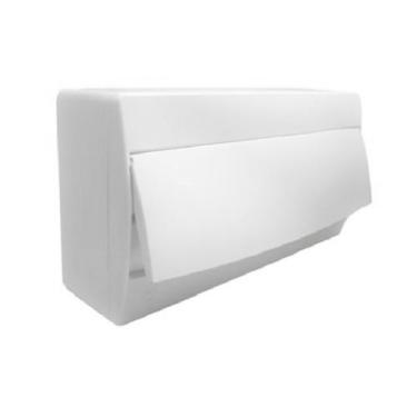 Imagem de Caixa Disjuntor 12/18 Sobrepor C/ Tampa Branca - BetPlasticos