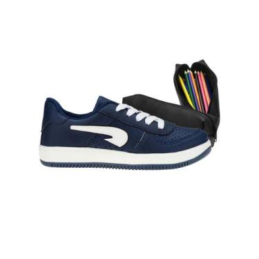 Imagem de Tênis Infantil Menino Tam 28 ao 35 - Tênis Style Boys e Estojo Escolar