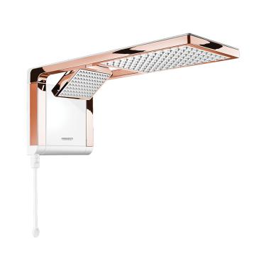 Imagem de Ducha Acqua Duo Ultra Branco/Rose Gold – Lorenzetti | 127V 5500W Cód. 7510126