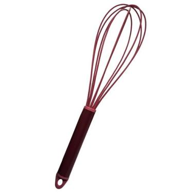 Imagem de Batedor de Ovos, Bolos, Clara Fuê Manual em Silicone 30cm - Wari