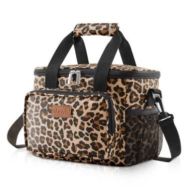 Imagem de Lancheira Lifewit Large Isolated Cooler 9L Leopard 12-Can