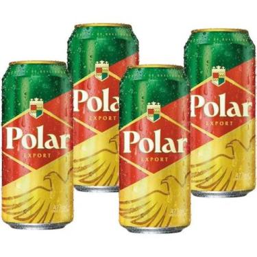 Imagem de Polar Latão 473ml Cerveja 4 Unid Pilsen