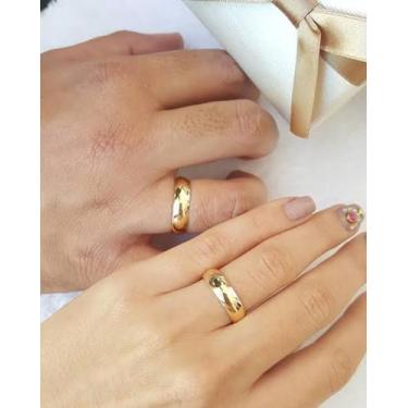 Imagem de Par Aliança tungstênio 6mm - Believe Jóias