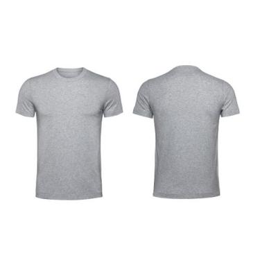 Imagem de Camiseta Tradicional Para Sublimação - Blue Estamparia, Cinza, G2