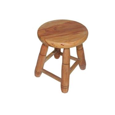 Imagem de Banqueta tamborete - Madeira