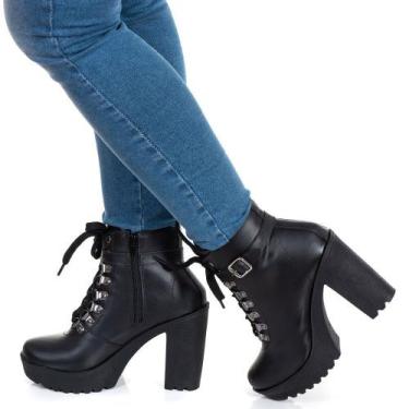 Imagem de Bota Feminina Tratorada Preto - Yes Basic, Preto, 34
