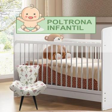 Imagem de Poltrona Infantil Elegance Bailarina Impermeável - Sua Casa Decor
