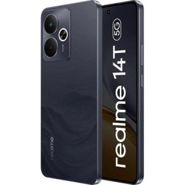 Imagem de Smartphone Realme 14T 5G 256GB, 8GB RAM, Tela 6,67, AMOLED 120Hz, Câm.