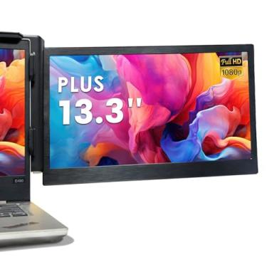 Imagem de Teamgee Extensor De Tela Para Laptop P1 Plus, Fhd 13,3" Ips 1080P, Monitor Portátil Com Dois Usb E Hdmi, Plug-And-Play Compatível Mac/Windows/Android, Laptops 13 A 17"