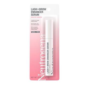 Imagem de Neutrogena Healthy Lash + Sérum melhorador de sobrancelhas para adultos unissex formulado com biotina e peptídeos; Soro nutritivo e condicionador para melhorar a aparência dos cílios