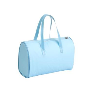 Imagem de Bolsa Térmica Multiuso Impermeável, 3 Tamanhos com Capacidades de 8L/15L/25L, Cores Lisas e Estampadas (Azul Bebê, P (8 Litros))