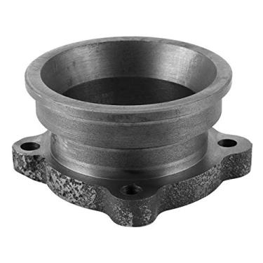 Imagem de Kuuleyn Adaptador De Flange Escapamento Turbo V Bend Band Downpipe 4 Furos Para Parafusos 2,5 Pol. A 3 Universal