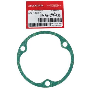 Imagem de Junta Tampa Filtro Óleo Titan 150 À 160, Bros 150 À 160 Honda