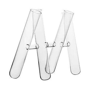 Imagem de Vaso de Vidro 4 Tubos de Ensaio Transparente 2,5 x 24cm - Lilian