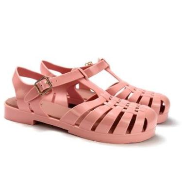 Imagem de Sandália Feminina Aranha Fivela Ajustável Dia a Dia Retrô-Feminino