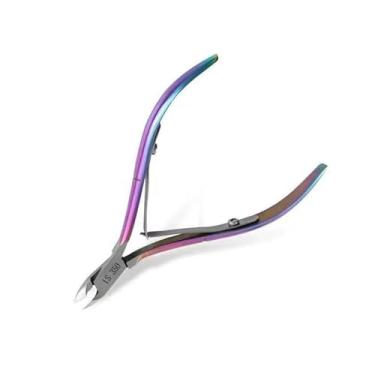 Imagem de Alicate de Cuticula para Pele Dura Morta, Cortador de CutíCulas de AçO InoxidáVel Arco-íRis(3pcs)
