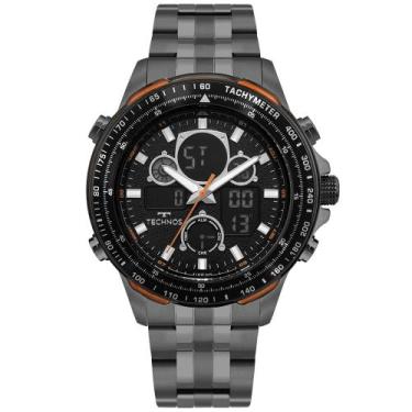 Imagem de Relógio Technos Masculino Digitech Grafite - BJ4130AC/1P
