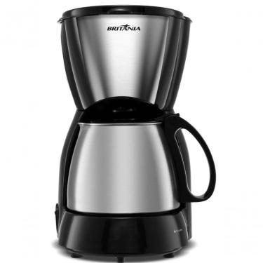 Imagem de Cafeteira Eletrica Britania 800W Faz 32 Xicaras Jarra Inox 110V