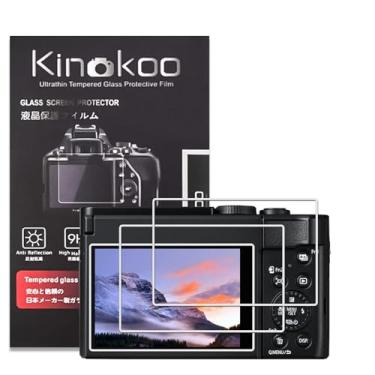 Imagem de kinokoo Protetor de tela para câmera Panasonic Lumix DC-ZS99 - dureza 9H de 0,25 mm para Panasonic Lumix LX100 / LX100 II filme de vidro temperado - antiimpressões digitais, antiarranhões e sem bolhas