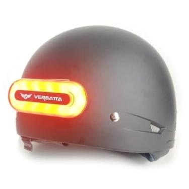 Imagem de VERSATTA Luzes LED para capacete de motocicleta de bicicleta, luzes de segurança noturna intermite, luz para capacete à prova de água com carregador USB tipo C