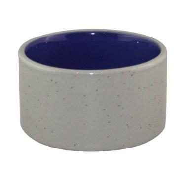 Imagem de SPOT Prato de barro padrão para pequenos animais – Tigela de comida/água para pequenos animais de estimação, tigela redonda de cerâmica com paredes altas, ideal para pássaros, gatos pequenos, lavável