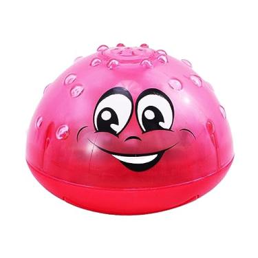 Imagem de shamjina Brinquedo de banho com spray de água Sprinkler Brinquedos para banheira Chuveiro Jogo de água, Presente de aniversário, Banheira Summer Fun Spray de, Vermelho