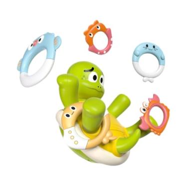 Imagem de menolana Brinquedos de banho para crianças, novidade, piscina, brinquedo iluminado, lembrancinhas de festa, brinquedo interativo, tartaruga elétrica de