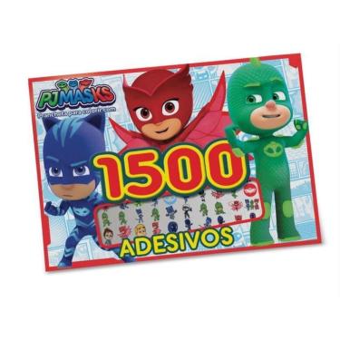 Imagem de Pj Mask - Prancheta Para Colorir Com 1500 Adesivos