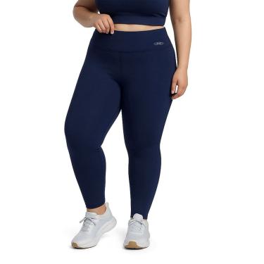 Imagem de Calça Legging Olympikus Essential Feminina Plus Size Marinho